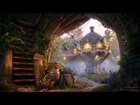 The Peaceful Village of Bonabba | Dinotopia-Inspired Fantasy Ambience