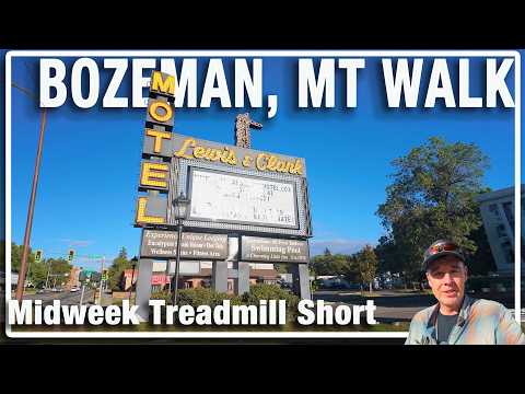 Bozeman, MT: An Evening Walk Through Leafy South Side for Exercise and Calm - Virtual Walking Tour