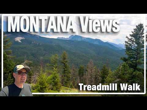Montana Mountain Trail Virtual Walk in Nature - City Walks 4k