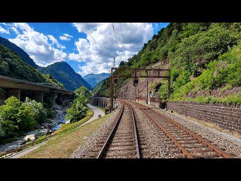 ★ 4K 🇨🇭 Locarno - Bellinzona - Göschenen - Zug - Zürich Gotthard cab ride, Switzerland [07.2026]