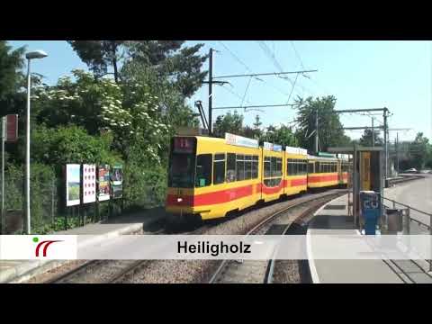 ★ 🇨🇭 Aesch Dorf - Basel SBB tram cab ride [8.6.2013]