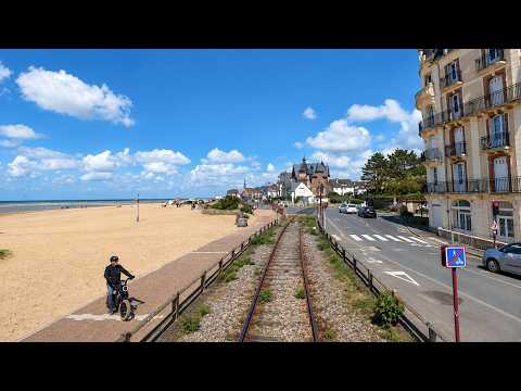 ★ 4K 🇫🇷 Dives - Cabourg → Trouville - Deauville cab ride, France [05.2026] Führerstandsmitfahrt