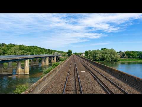 ★ 4K 🇫🇷 Tours - Le Mans cab ride, France [05.2026] Führerstandsmitfahrt Frankreich