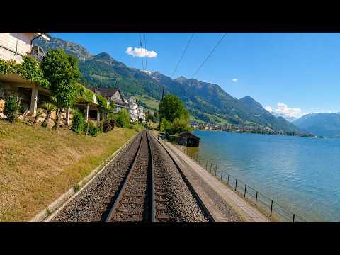 ★ 4K 🇨🇭 Lucerne - Meiringen - Interlaken Ost express scenic train cab ride, Switzerland [05.2026] Zb
