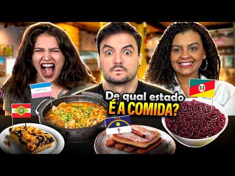 ACERTE O ESTADO PROVANDO A COMIDA!