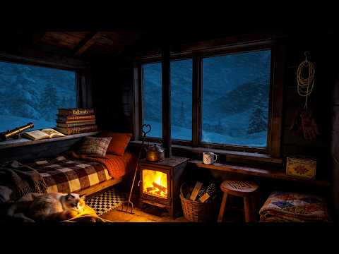 I Only Meant to Rest for 5 Minutes… Woke Up 10 Hours Later | Cozy Winter Cabin