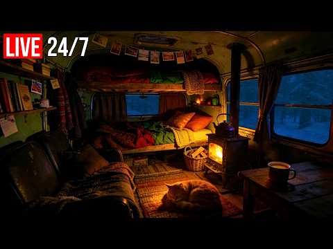 I Turned This On for Sleep… Woke Up 12 Hours Later in a Snowstorm Van - LIVE 24/7