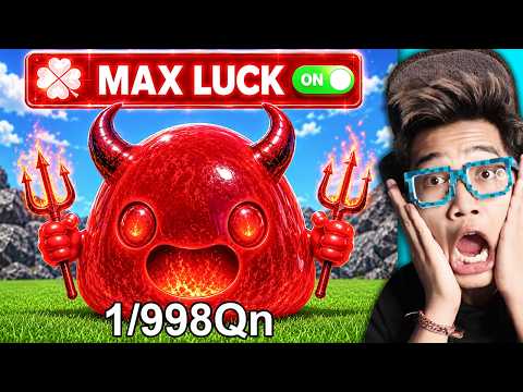 KITA Dapat ADMIN 9999 JUTA LUCK di Slime RNG ROBLOX TERLALU OVERPOWER!!!