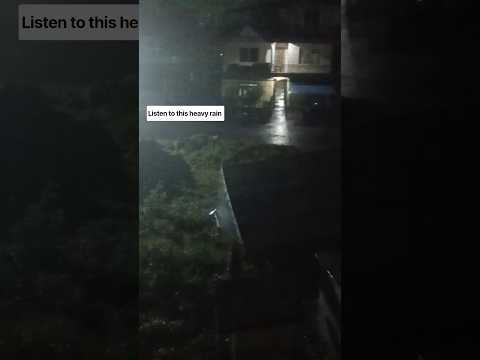 Heavy Rain Sound ASMR 🌧️💤 #shorts #satisfying