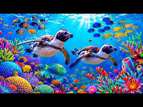 Ocean Wonders 4K 🐠 Calm your nervous system • Music for deep inner peace