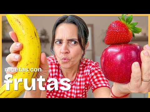 Qué hacer con FRUTAS? Ideas dulces y fáciles para no tirar nada