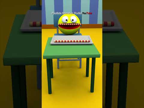 Sugar Stick 😂 #animation #pixellate #funny #3d #memes #pacman #sugar #candy #cartoon #cartoonvideo
