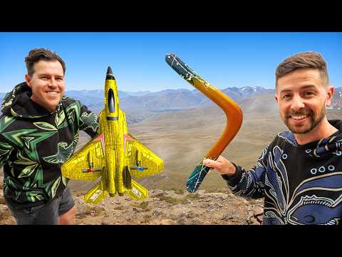 Random Things Vs Mountain! Longest Throw Wins
