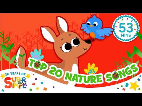 Top 20 Nature Songs | 🌳 Super Simple’s 20th anniversary collection | Super Simple Songs