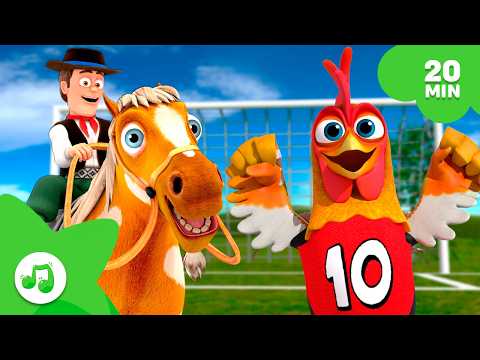 Fútbol y Juegos en La Granja [20 min] Canciones Infantiles | La Granja de Zenón