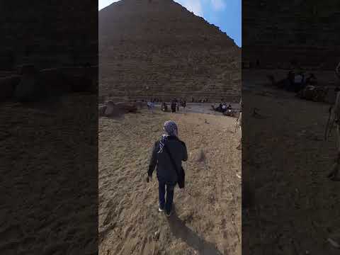Insta 360 X3 Piramidi di Giza il Cairo Egitto iper velocità