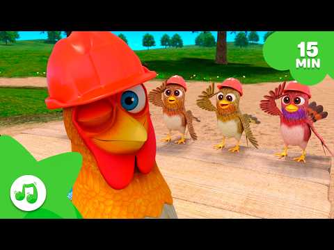 Los Cinco Pajaritos y más Canciones Infantiles Favoritas 👨🏻‍🌾 [20 min] | La Granja de Zenón