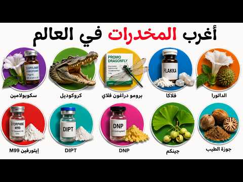 أغرب المخدرات المميتة في التاريخ