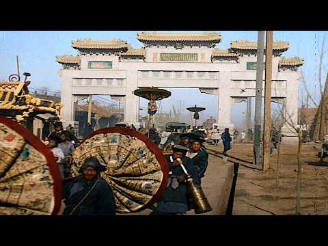 Peking, China 1900s | Advanced Colorization & Restoration (4k60fps)
