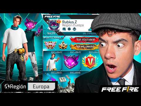DESCUBRÍ EL PERFIL DEL JUGADOR MAS MILLONARIO DE FREE FIRE EN EUROPA Y ES HACKER !! - TheDonato