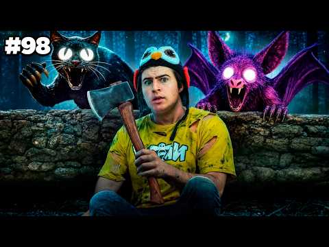 99 NOITES NA FLORESTA (NA VIDA REAL) *ENFRENTEI TODOS OS ANIMAIS