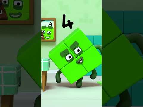 Green! - Rainbow Patterns for Kids | Learn to Count | Number Cartoon | Numberblocks #shorts