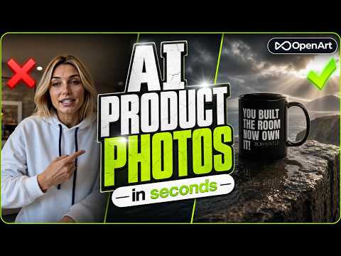 How to Create PERFECT AI Product Photos (Nano Banana + OpenArt)