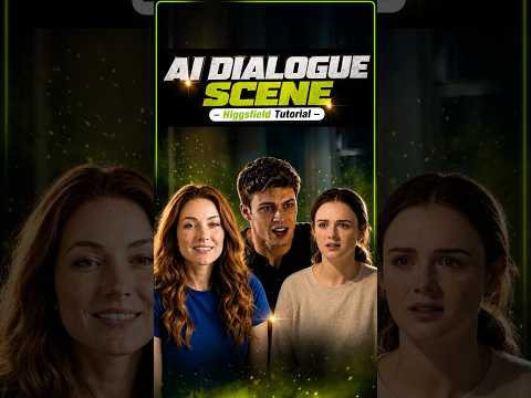 Higgsfield Dialogue Scene — AI Cinematic Tutorial 🎬
