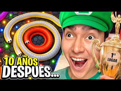 TOP 1 Slither.io... Pero 10 AÑOS después !!