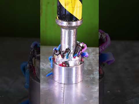 Swedish Candy vs. Hydraulic Press 🇸🇪🍬💥 #bubs #candy