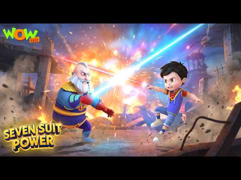 Vir The Robot Boy : Video Game Man Ka Real Attack Hua Vir Par | Seven Suit Powers | Wow Kidz
