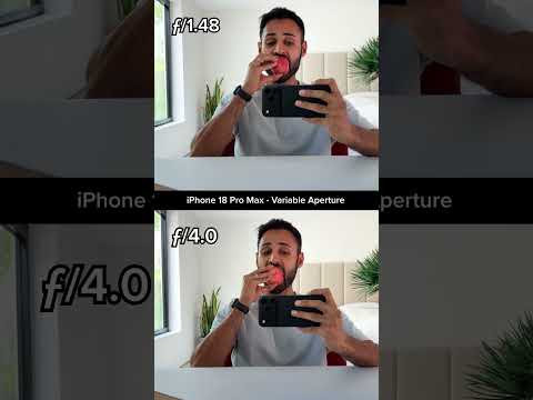 iPhone 18 Pro - Does variable aperture matter?