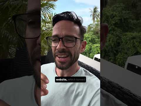 He turned a simple landing page request into a $300K retainer