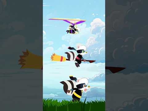 Triplet Ninja Skunks (Nin Nin Nin) #ninjaskunks