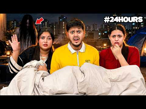 ছাদে ২৪ ঘণ্টা থাকতে গিয়ে মাঝরাতে যা ঘটলো! 😱👻 | Living On A Rooftop For 24 Hours | Rakib Hossain