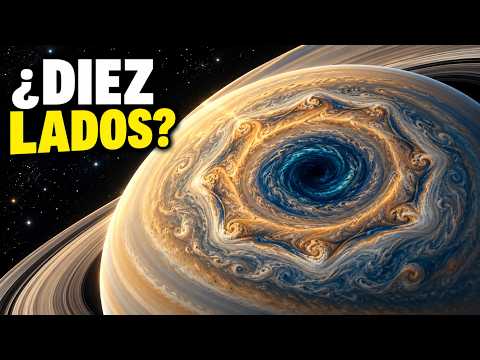 Acaban de descubrir un decágono gigante en Saturno