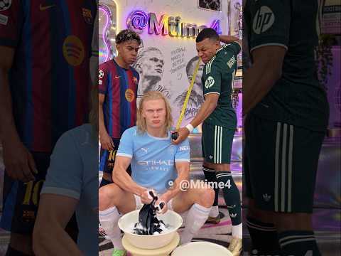 Mbappé Couldn’t Figure Out Why Haaland Wouldn’t Work 😂🧺  #parody #football #yamal