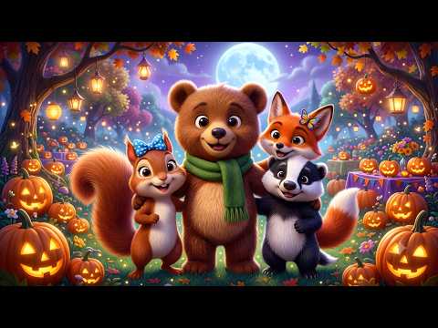 Halloween Song for Kids 👻  Spooky Halloween Party  3D Kids Song
