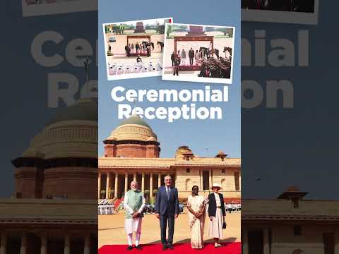 PM Modi attended the ceremonial reception of Swiss President Guy Parmelin | #shorts | #newdelhi