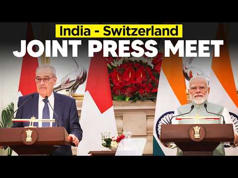 LIVE: PM Modi, President of the Swiss Confederation Guy Parmelin attend joint press meet