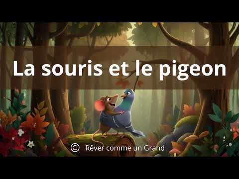 La souris et le pigeon : belle histoire pour les enfants avec morale