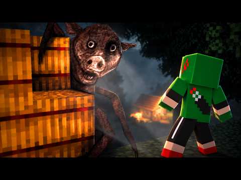 SOBREVIVENDO 10 DIAS COM PORCO IMPOSTOR NO MINECRAFT!! (Assustador)