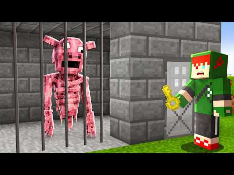 PRISÃO 100% SEGURA PARA PRENDER O PORCO ASSUSTADOR NO MINECRAFT!!