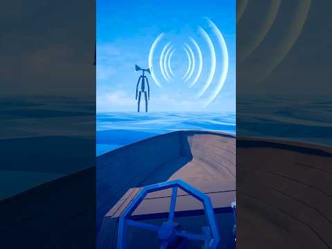 Escuché a SIREN HEAD en medio del mar #shorts