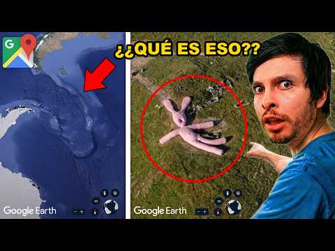 Encontré 10 CRIATURAS GIGANTES en GOOGLE MAPS !!