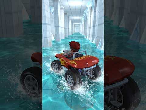 Entré a los BACKROOMS DE AGUA de Beach Buggy Racing #shorts