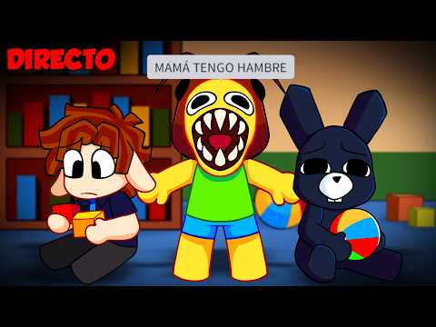 🤯DIRECTO JUGANDO GUARDERIA DE ANIMALES BEBÉS CON ANOMALIAS y otros juegos (ROBLOX)