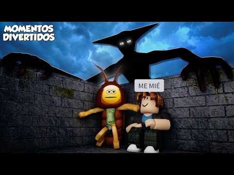 ESCAPA DEL MONOCHROME ATERRADOR (momentos divertidos) (roblox)