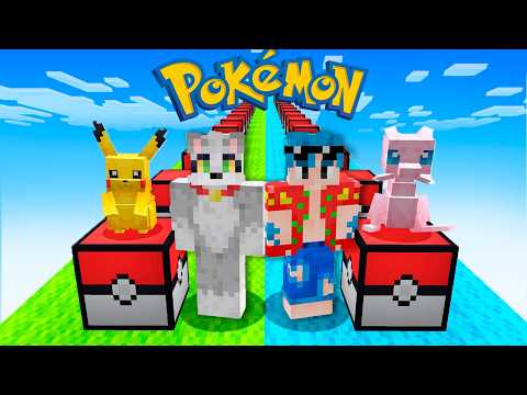 DESAFÍO de LUCKY BLOCK de POKÉMON en Minecraft!
