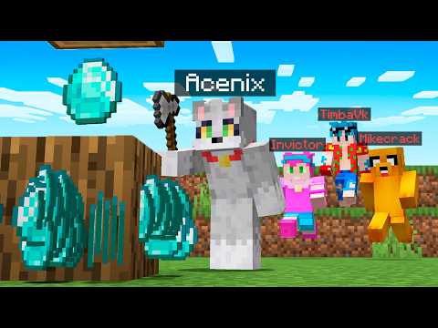 Minecraft: ACENIX vs 3 ASESINOS Pero TODOS los DROPS son ALEATORIOS
